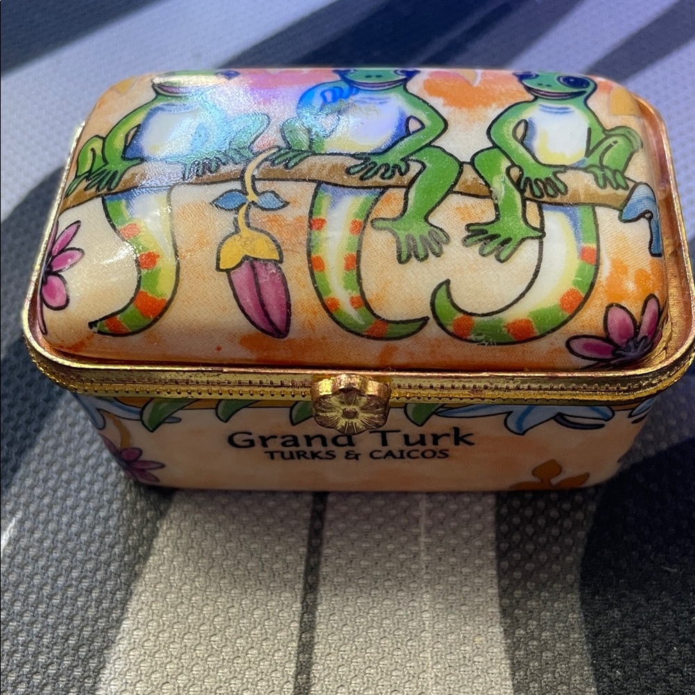 Reptile Trinket Box - Colorful Design